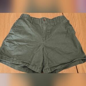 Old Navy Olive Flat Front Shorts